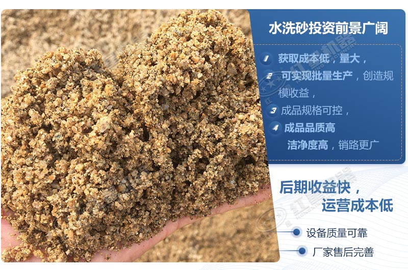 石粉洗出來的砂怎么樣？洗沙設備多少錢一臺？