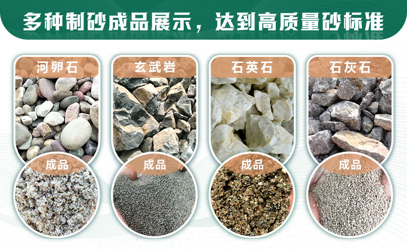什么樣的石頭適合制砂？制沙生產(chǎn)線如何配置？